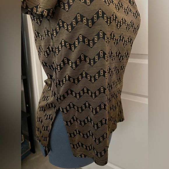 FENDI FF Brown Black Top - Picture 5 of 5